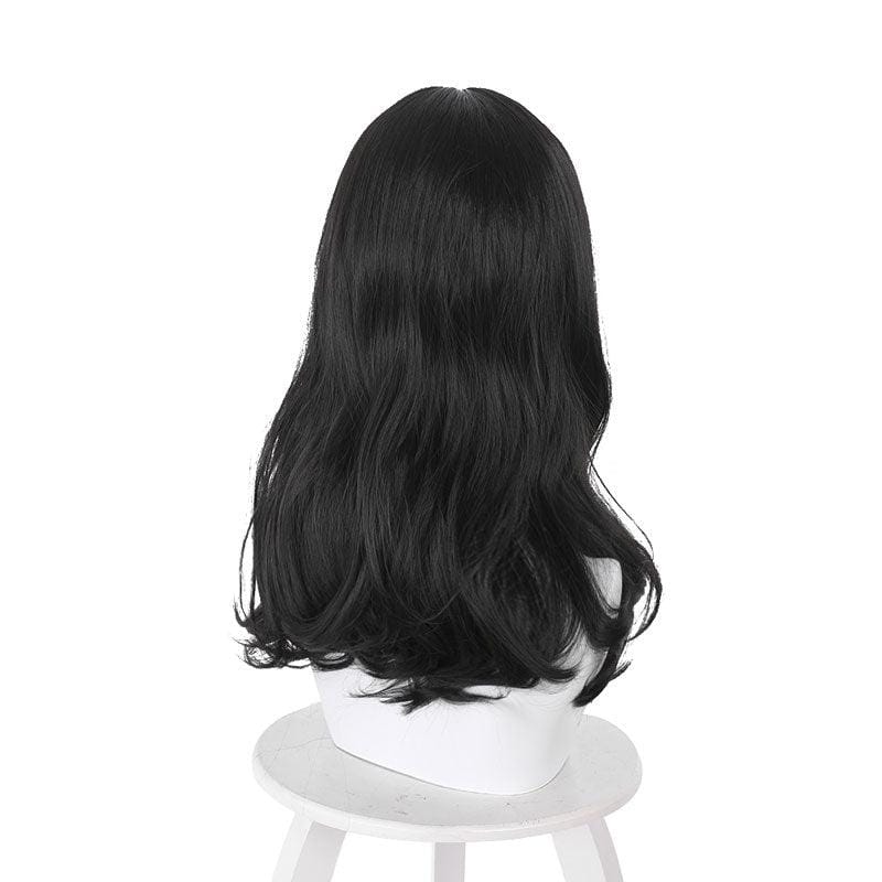 anime tokyo revengers keisuke baji black mid length long cosplay wigs