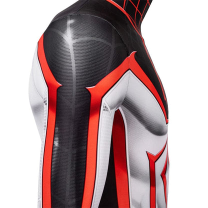 ps5 spider man miles morales t r a c k suit jumpsuit cosplay costumes