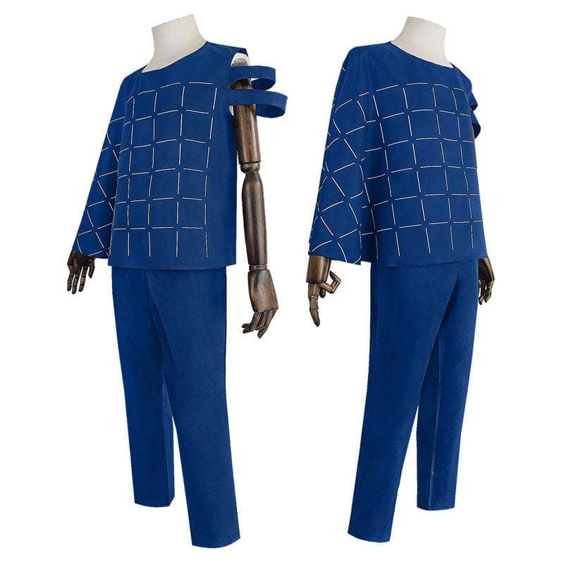 anime jujutsu kaisen mahito black blue outfits cosplay costume