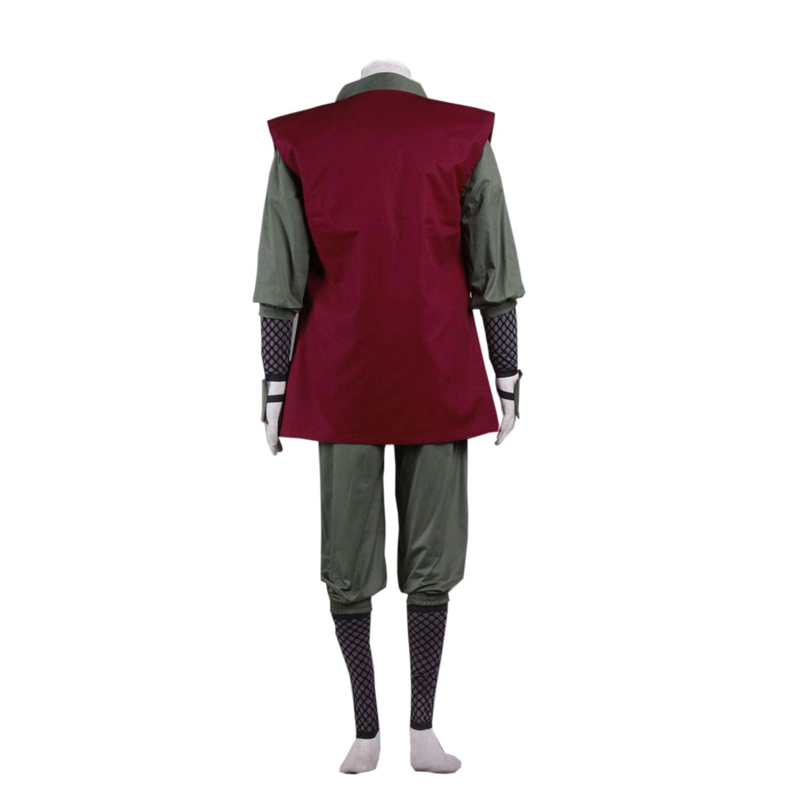 anime naruto jiraiya ninja set cosplay costume