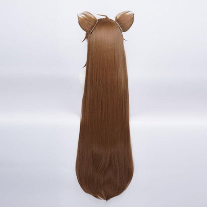 game genshin impact miss hina inugami cosplay wigs with ears