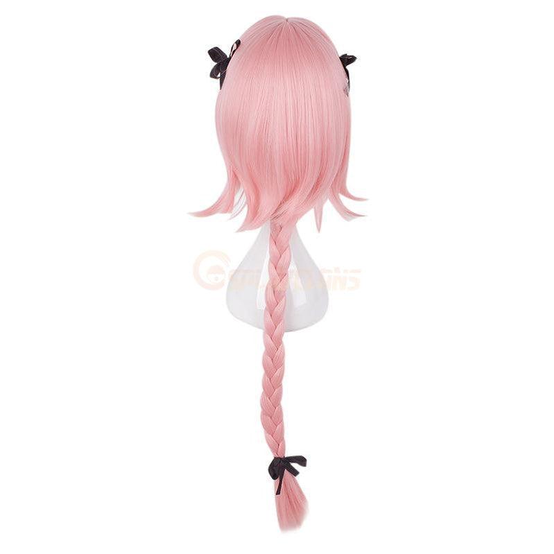 fgo fate grand order astolfo sailor pink long braid cosplay wigs