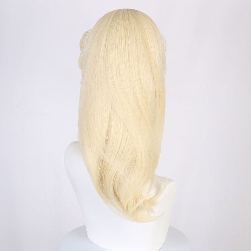 barbie movie barbie ponytail curls cosplay wig