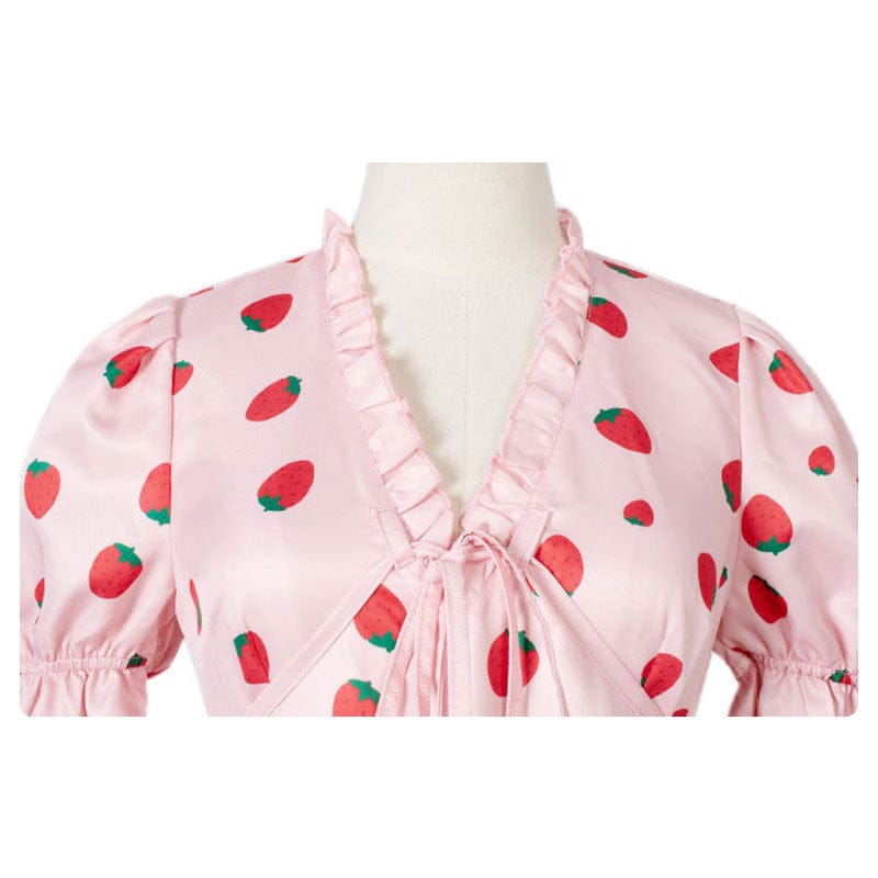 Anime SPYxFAMILY Yor Forger Strawberry Dress Cosplay Costumes