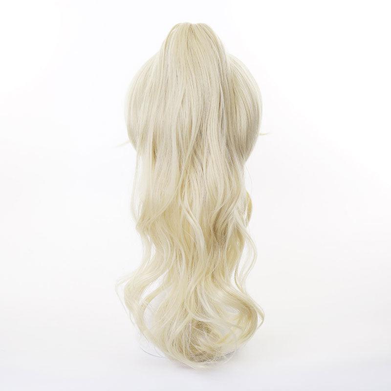 game genshin impact jean blonde ponytail cosplay wigs