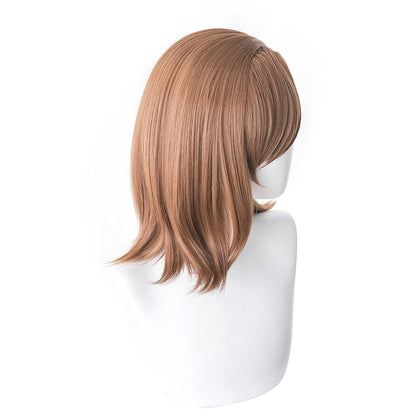 anime a certain magical index misaka mikoto brown short cosplay wig 474d