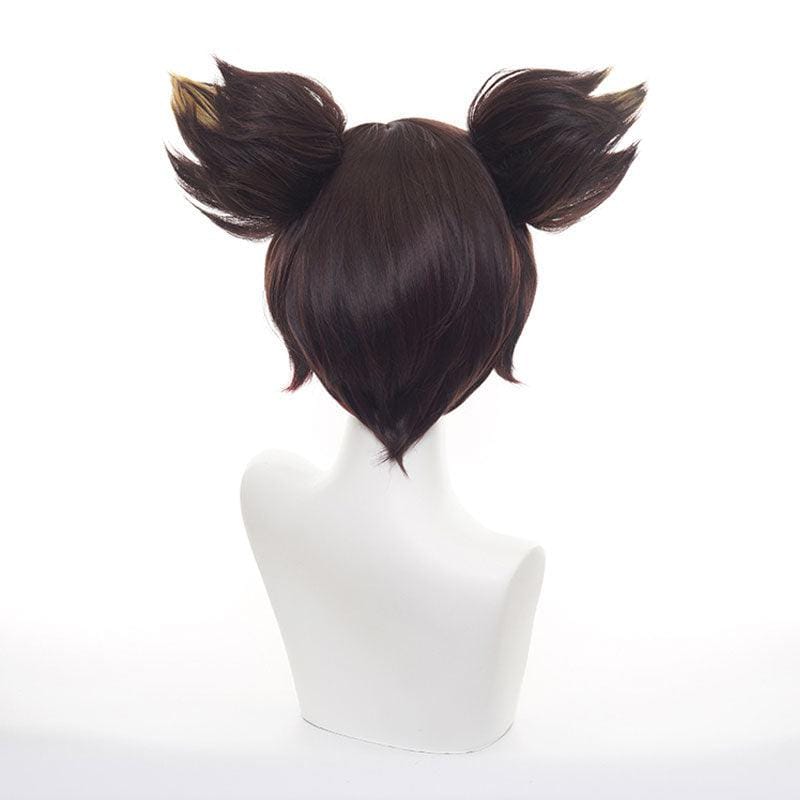 game genshin impact xinyan brown cosplay wigs