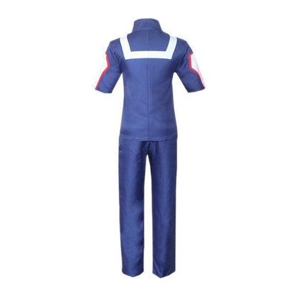 anime my hero academia short sleeve sports uniform cosplay costume