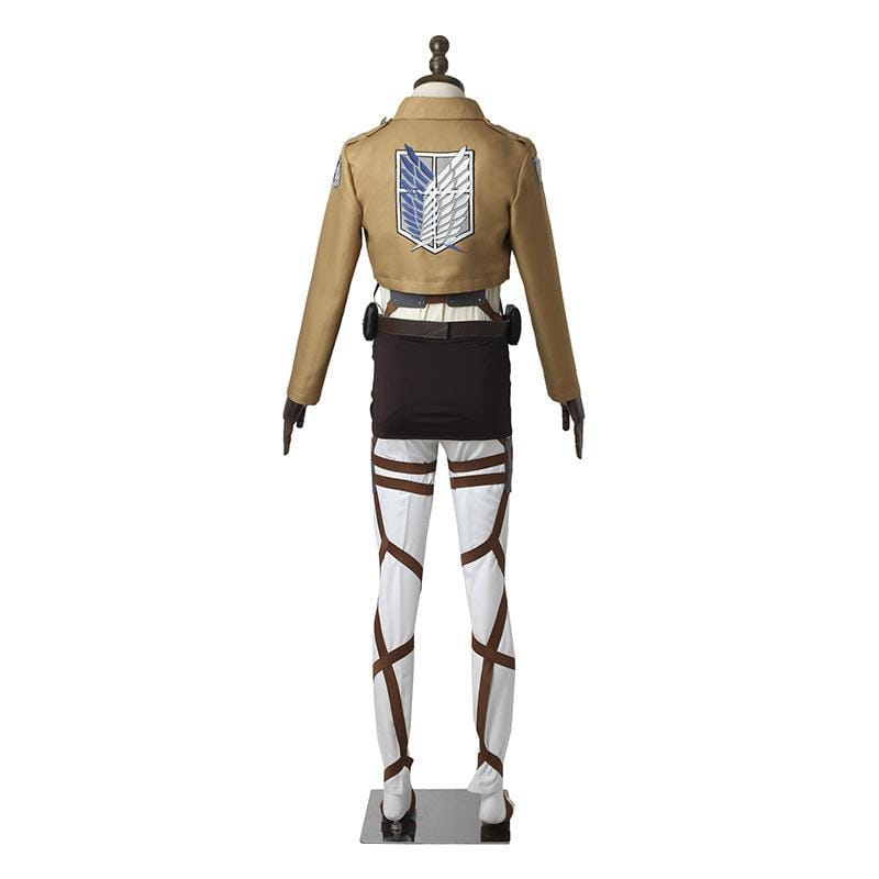 anime attack on titan eren jaeger the wings of freedom survey corps uniform set cosplay costume