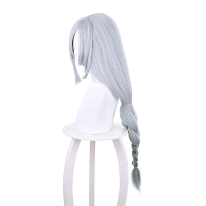 game genshin impact shenhe long grey twist braid cosplay wigs