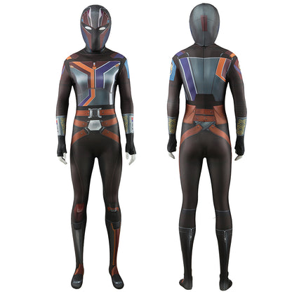 Star Wars Ahsoka Sabine Wren Jumpsuit Women Cosplay Costume