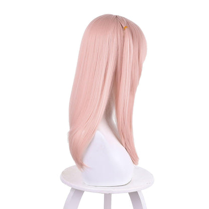 anime my dress up darling inui sajuna pink medium cosplay wig 518f