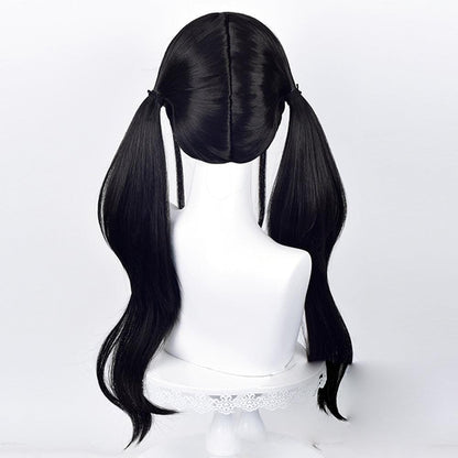 anime lycoris recoil inoue takina black long cosplay wig 542b