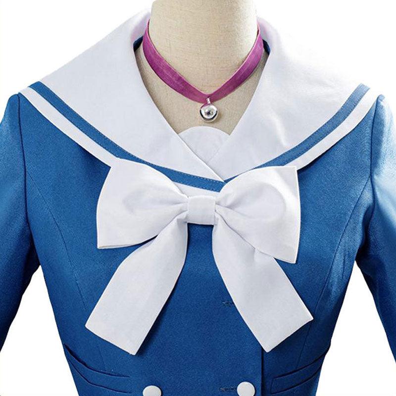 danganronpa v3 killing harmony harukawa maki blue school uniform halloween cosplay costume