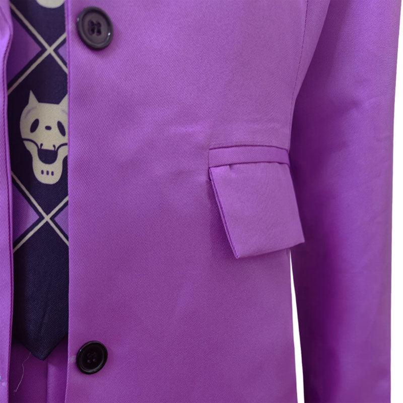 anime jojos bizarre adventure yoshikage kira suit cosplay costumes