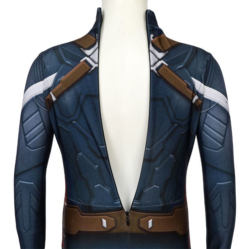 captain america the winter soldier steve rogers kids jumpsuit cosplay costumes