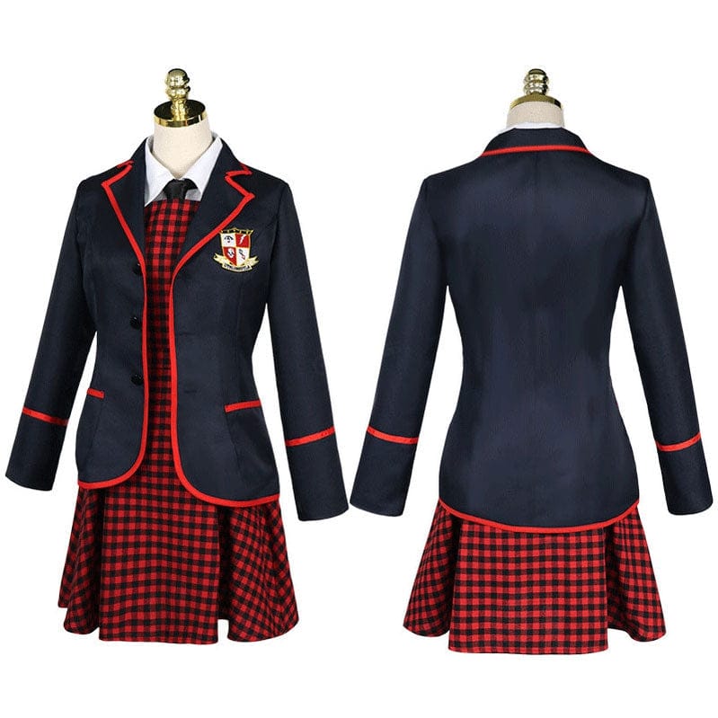 tv the umbrella academy female jk school uniform cosplay costumes