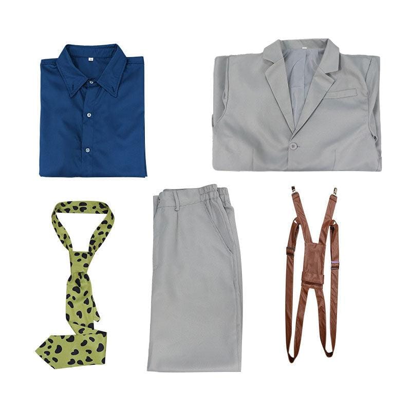 anime jujutsu kaisen nanami kento gray blue cosplay costumes