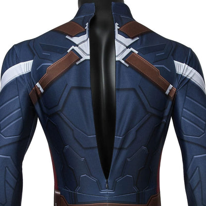 captain america the winter soldier steve rogers jumpsuit cosplay costumes