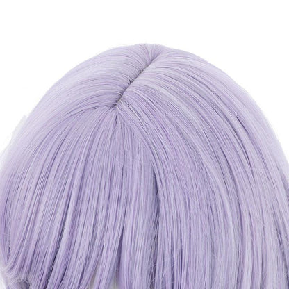 game genshin impact qiqi purple braid cosplay wigs