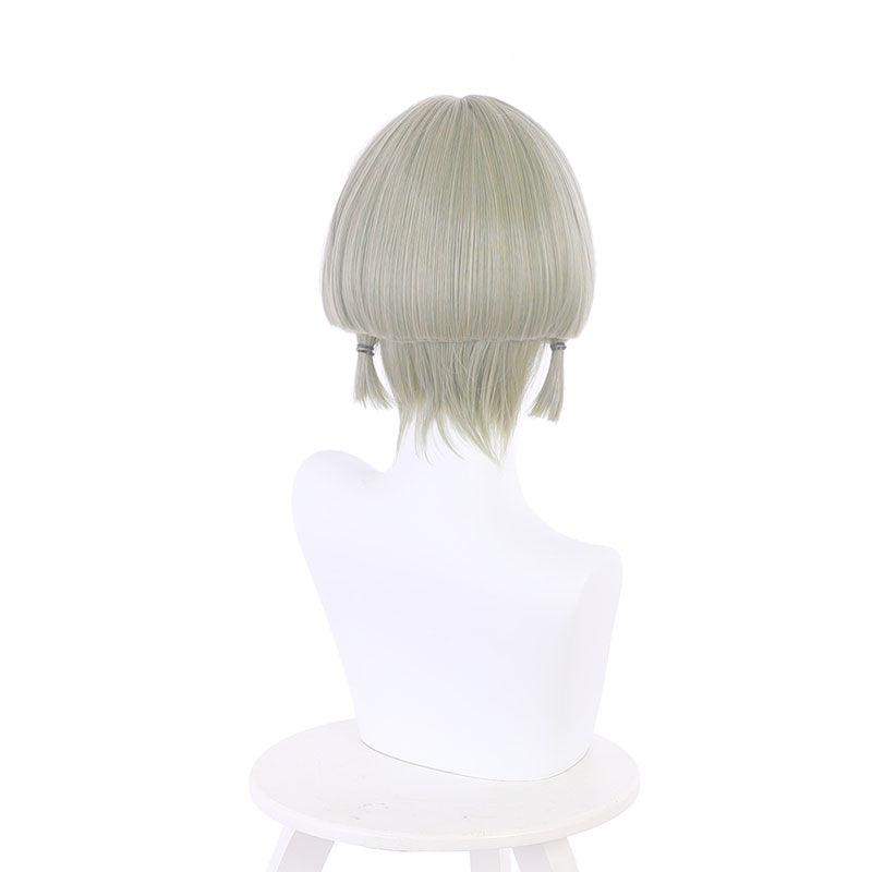 game genshin impact sayu cosplay linen cyan wigs