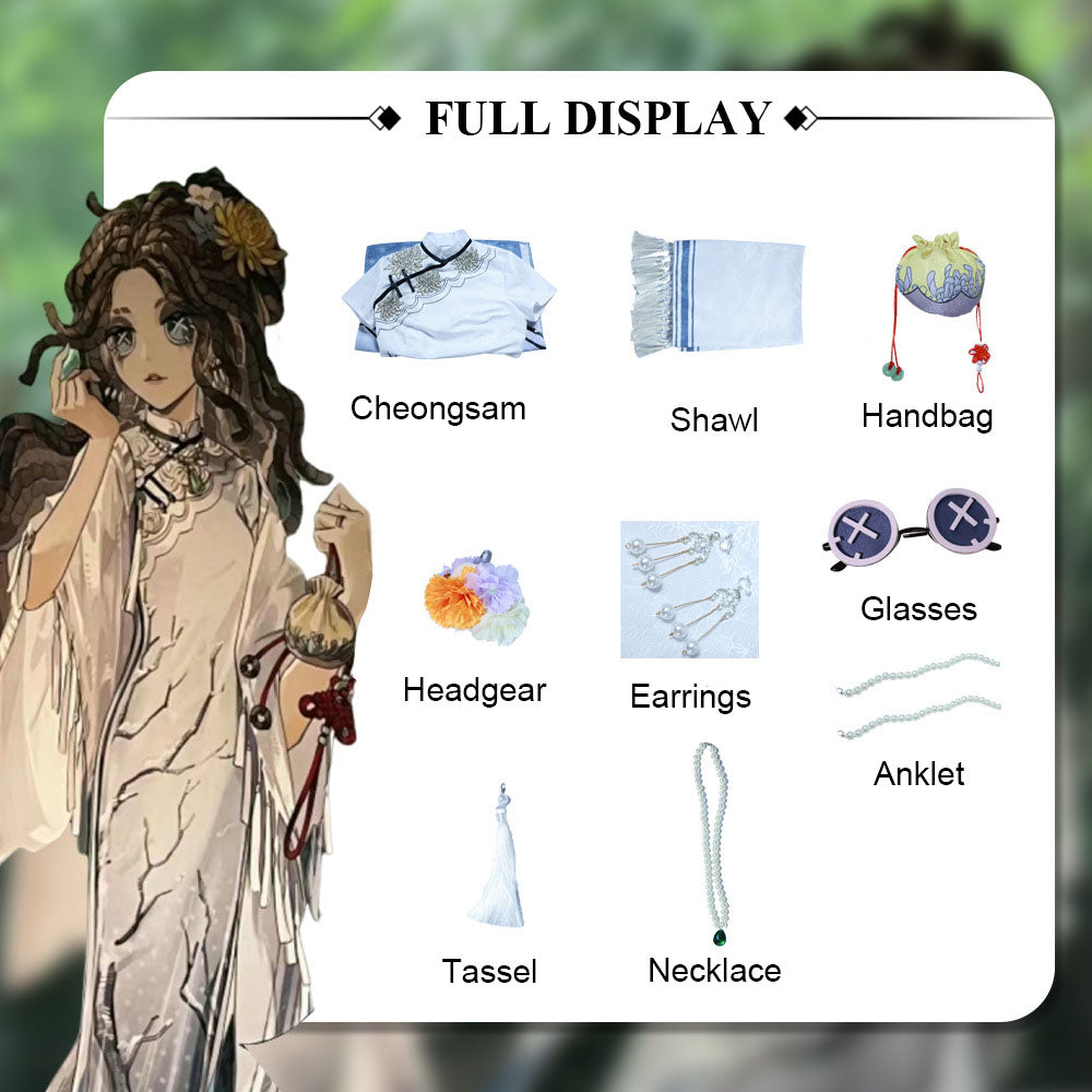 identity v psychologist and patient chinese full set cosplay costume