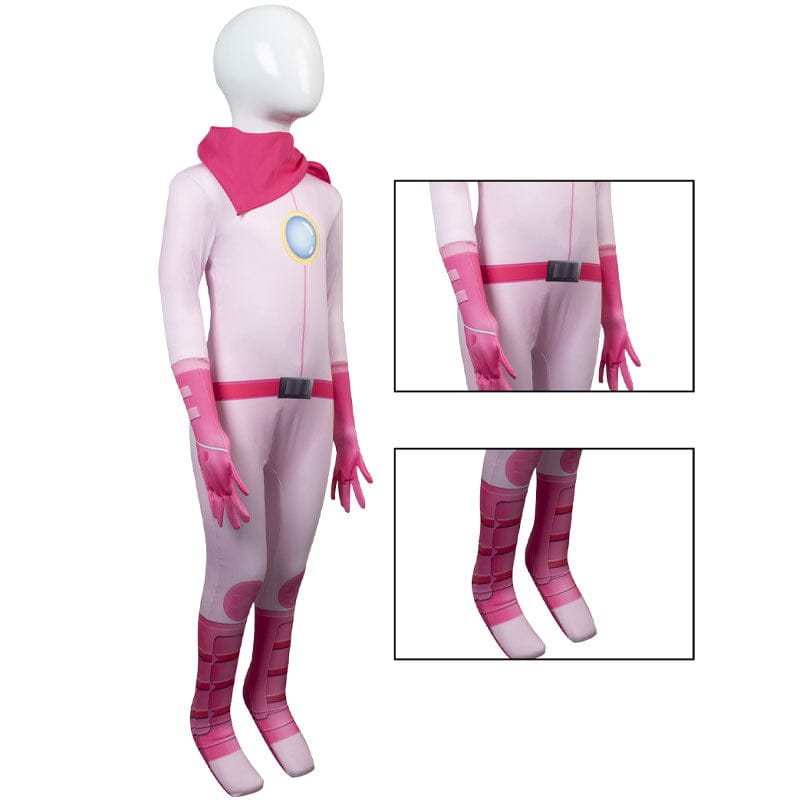 the super mario bros movie princess peach jumpsuit cosplay costumes