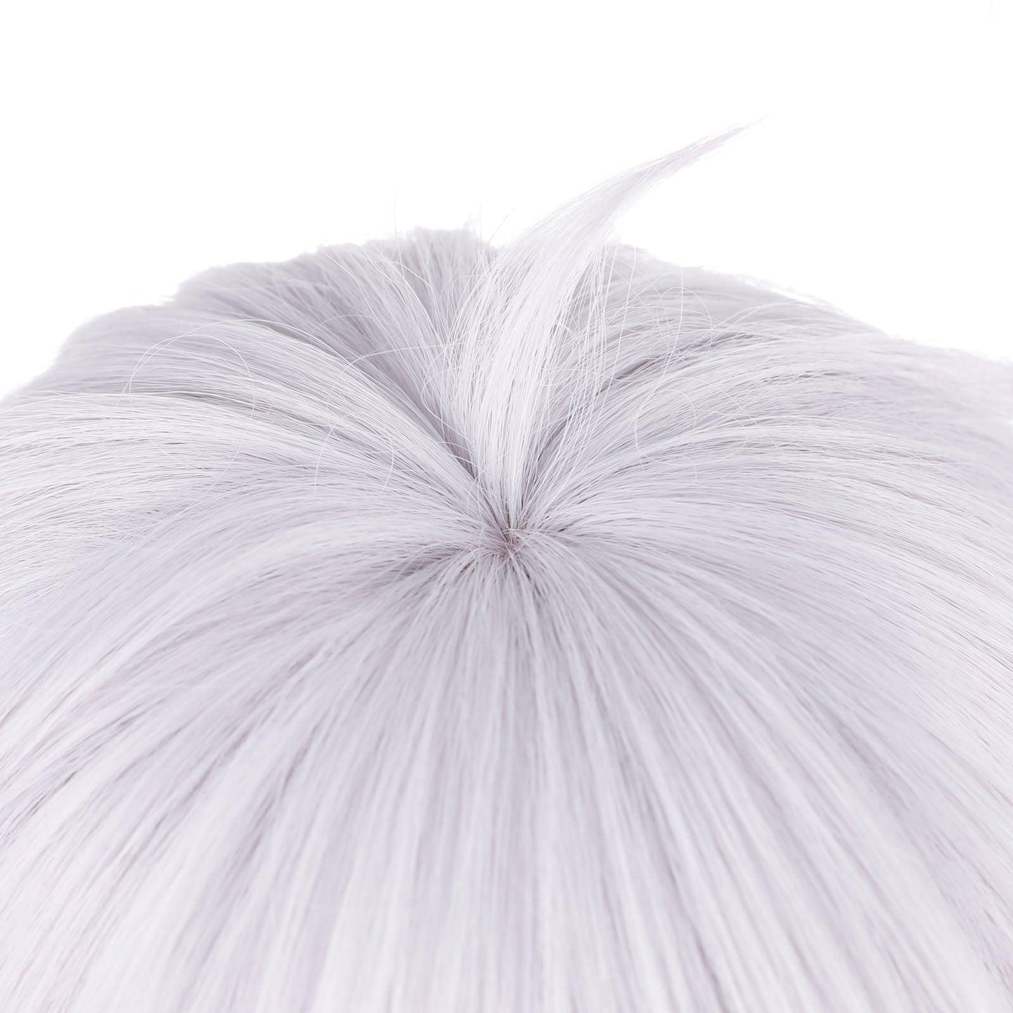 anime cosplay wigs for kuzuha silvery white cosplay wig of nijisanji 536e