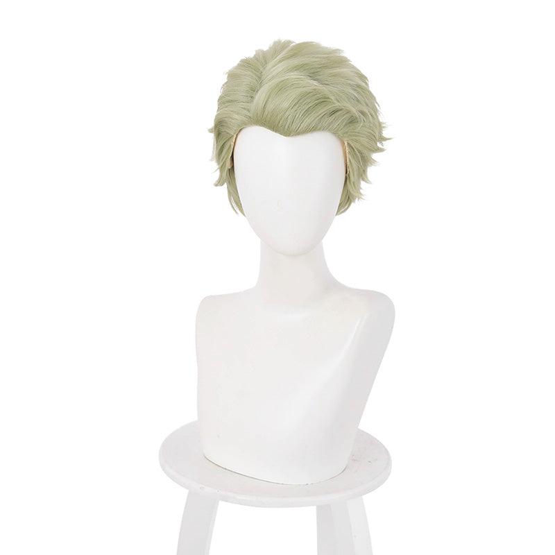 anime jujutsu kaisen kento nanami short mixed green cosplay wigs