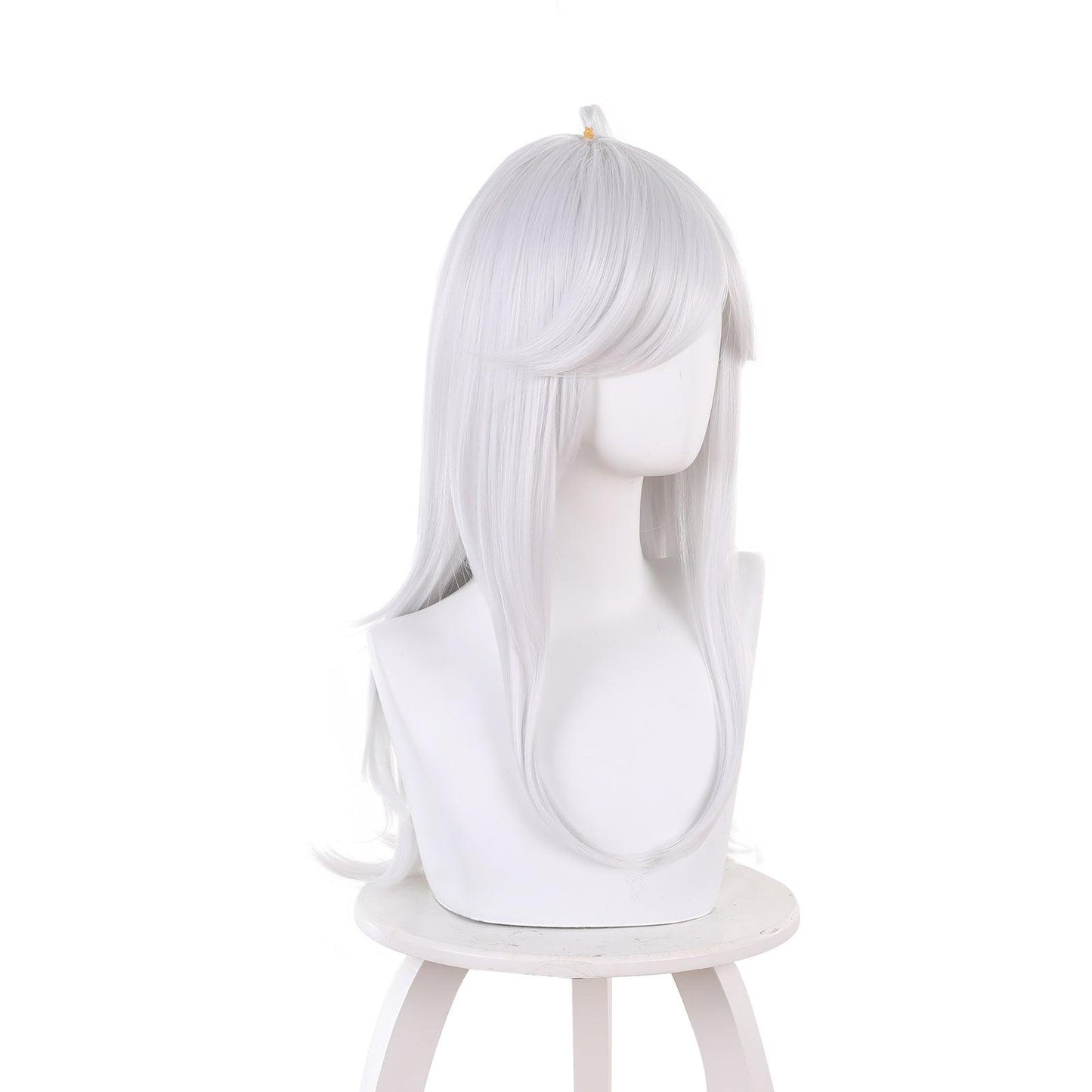 genshin impact cyno white long cosplay wig 539q