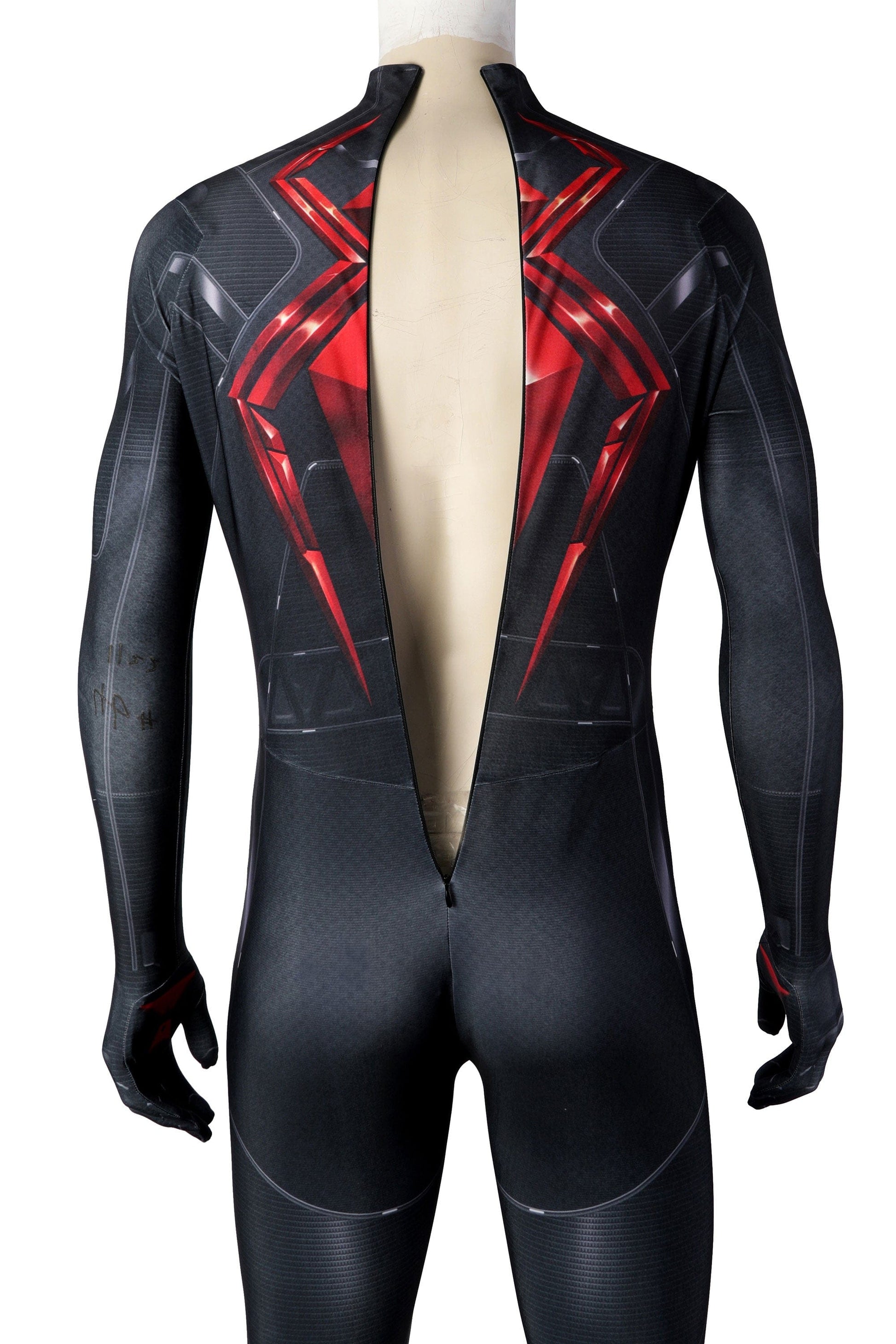 spider man dark suit jumpsuit cosplay costumes