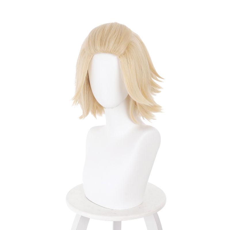 anime tokyo revengers manjiro sano mikey light blonde short cosplay wigs