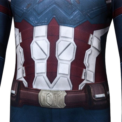 avengers 3 infinity war captain america steve rogers kids jumpsuit cosplay costumes