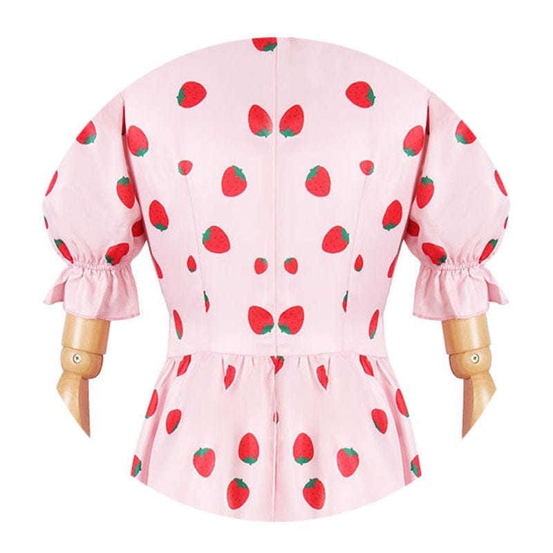 Anime SPYxFAMILY Yor Forger Strawberry Dress Cosplay Costumes