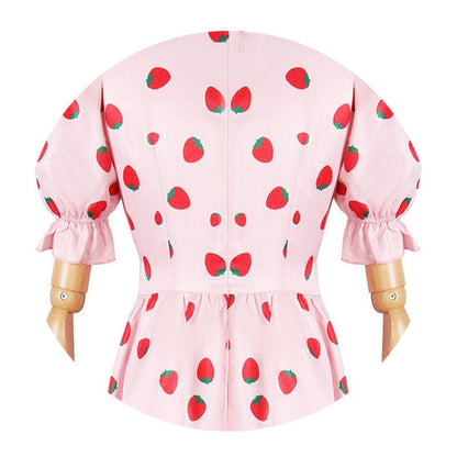 Anime SPYxFAMILY Yor Forger Strawberry Dress Cosplay Costumes