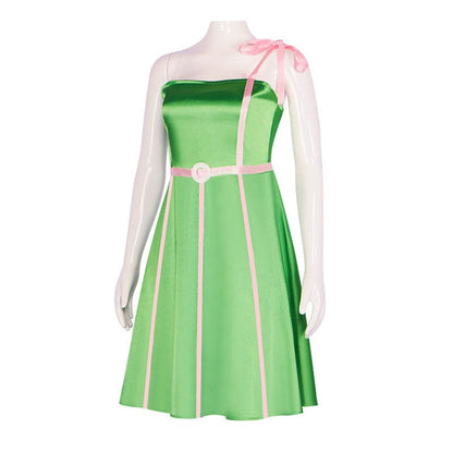 barbie movie 2023 barbie green dress cosplay costumes