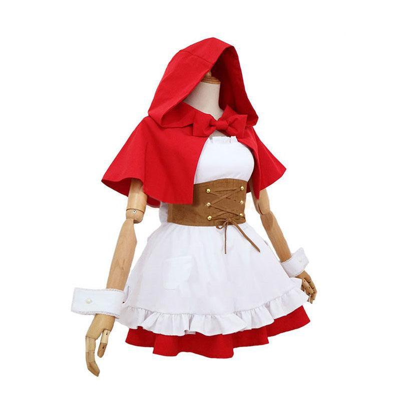 anime re zero starting life in another world rem and ram little red riding hood cosplay costume