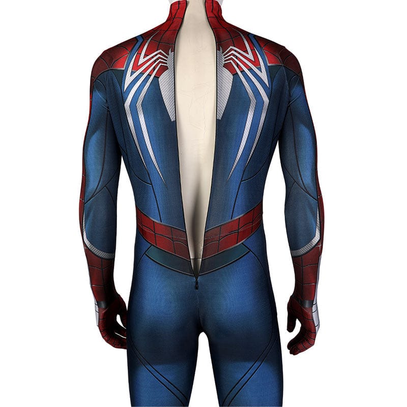 spider man ps5 2 peter parker spiderman jumpsuit cosplay costume with headgear