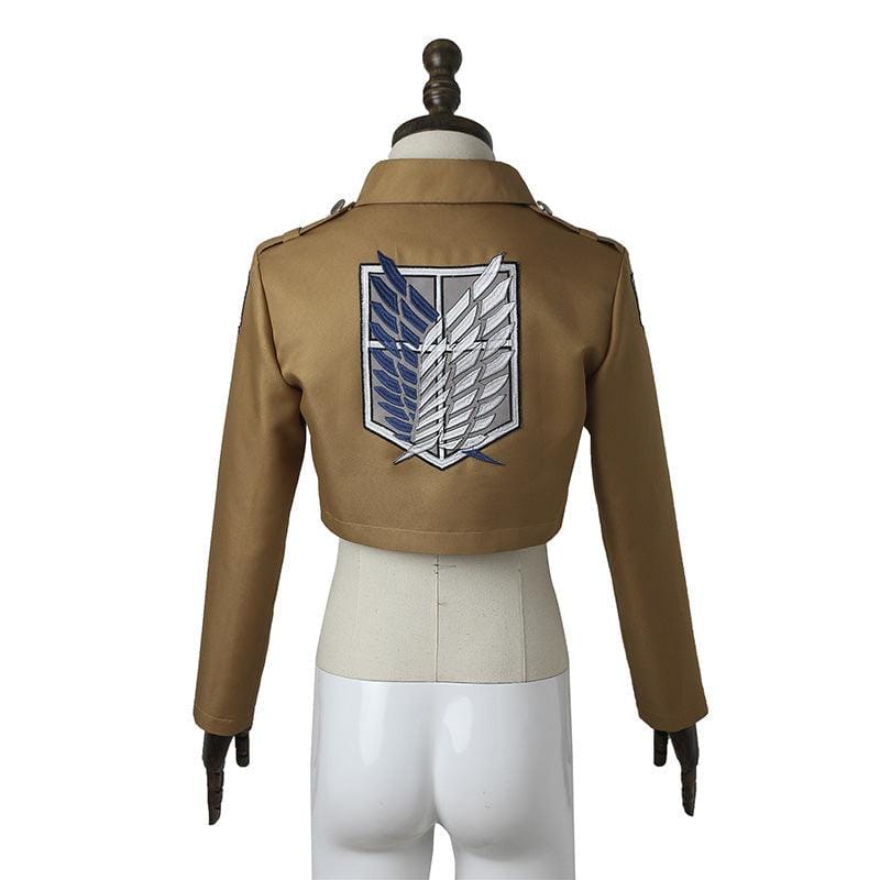 anime attack on titan eren jaeger the wings of freedom survey corps uniform set cosplay costume