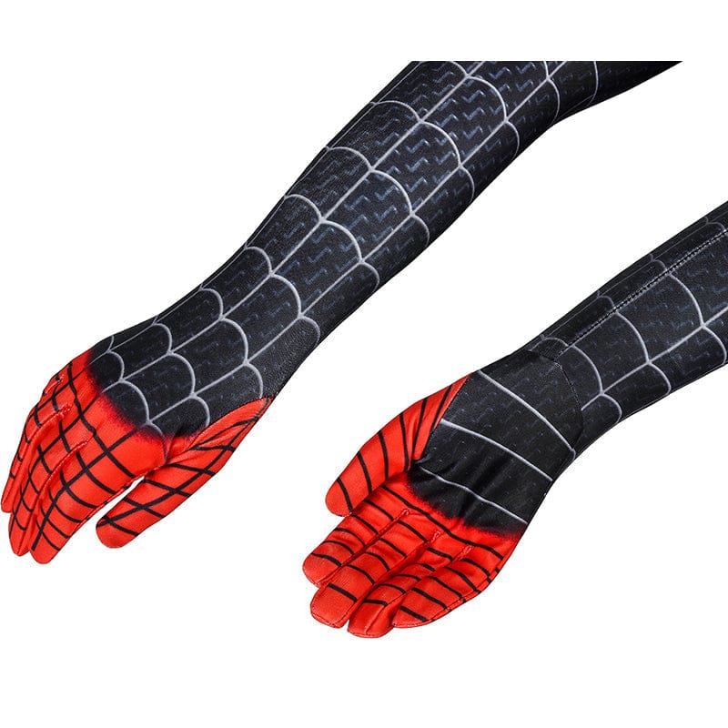 spider man into the spider verse miles morales kids jumpsuit cosplay costumes