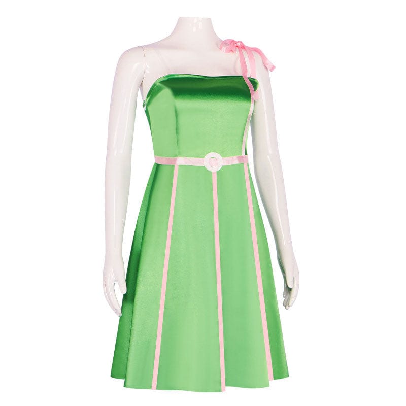 barbie movie 2023 barbie green dress cosplay costumes