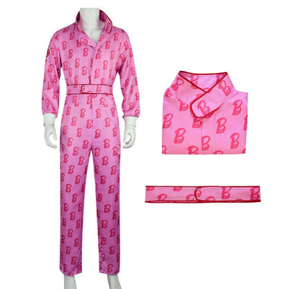 barbie movie 2023 ken pink onesies cosplay costumes