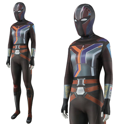 Star Wars Ahsoka Sabine Wren Jumpsuit Women Cosplay Costume