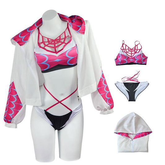 spider man across the spider verse gwen swimsuit cosplay costumes