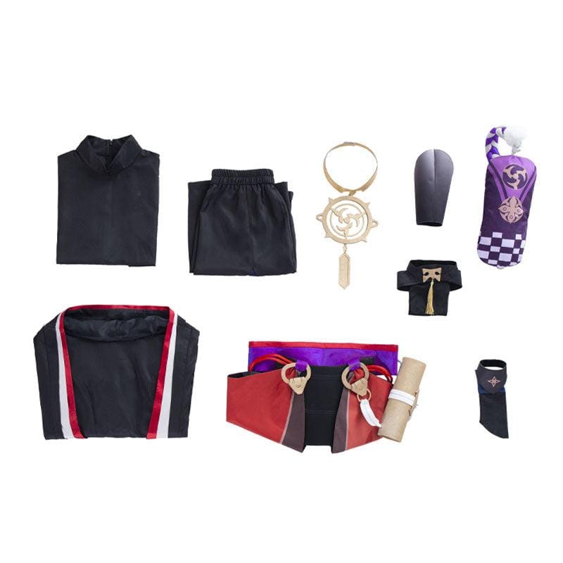 game genshin impact scaramouche fullset cosplay costumes