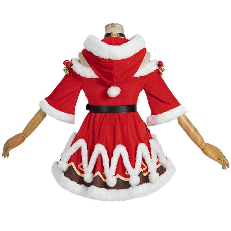 game genshin impact christmas barbara cosplay costume