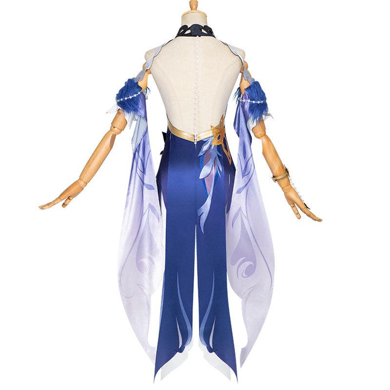 game genshin impact ningguang orchids evening gown cosplay costumes