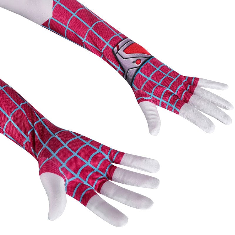 spider man across the spider verse gwen stacy kids jumpsuit cosplay costumes