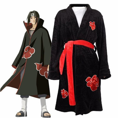 anime naruto uchiha itachi cosplay bathrobe