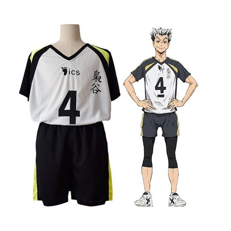 anime haikyuu fukurodani academy bokuto koutarou uniform cosplay costume